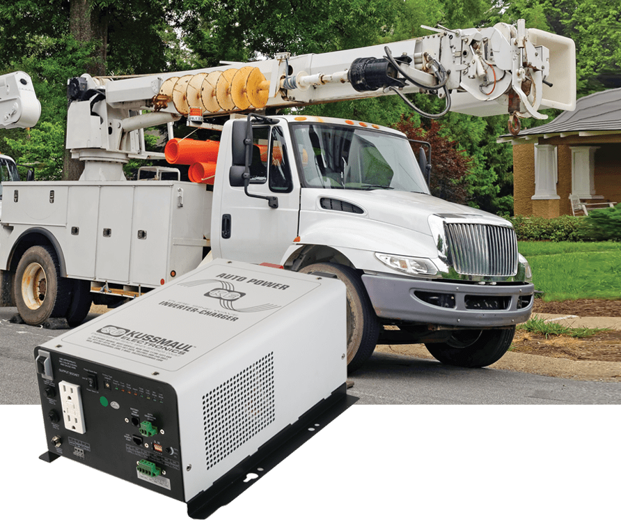 Mobile AC and DC Power for Work and Specialty Trucks by Mission Critical Electronics